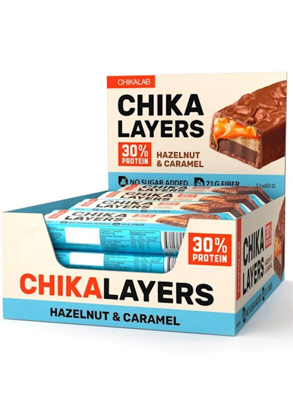 

Chikalab Chika Layers Hazelnut & Caramel Pack Of 12