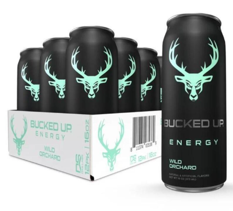

DAS LABS Bucked Up RTD Energy Drink Wild Orchard 473ml Pack of 12