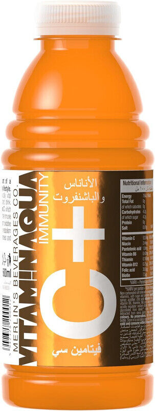 

Vitamin Aqua Immunity C+ Pineapple Passionfruit Flavor 600ml
