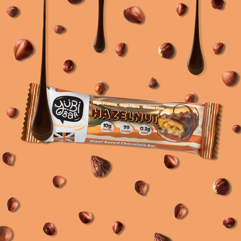 

Yubi Bars Plant Based Protein Bars Hazelnut flavor 35g