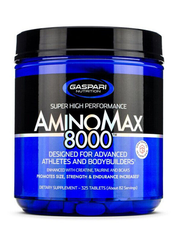

Gaspari Nutrition AminoMax 8000 325 Tablets, 82 Serving