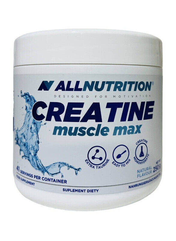 

ALL NUTRITION Creatine Muscle Max 250g, Natural Flavor, 41 Serving