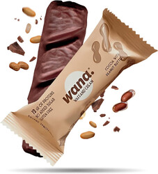 Wana Waffand Cream Protein Bar Cocoa with Peanut Butter 43g