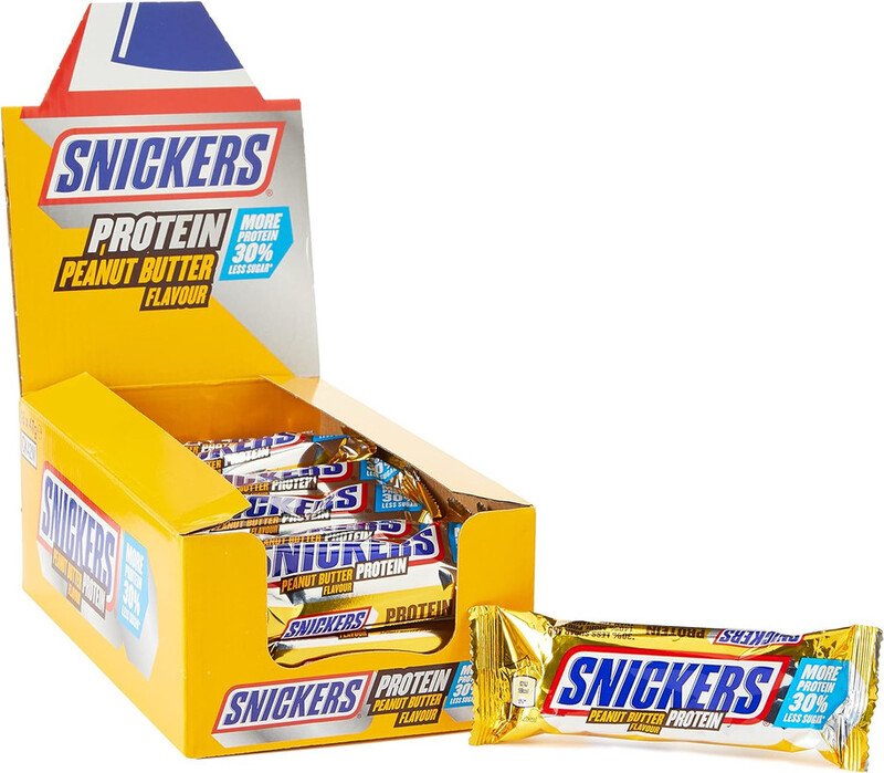 Snickers Protein Bar Peanut Butter Flavor 47g Pack of 18