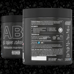 Applied Nutrition ABE Ultimate Pre-Workout 375g, Strawberry Mojito Flavor, 30 Serving