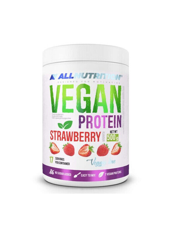 

ALLNUTRITION Vegan Protein Strawberry Flavor 500g 17 Serving