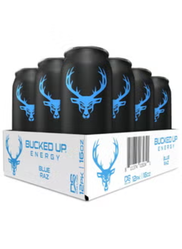 

DAS LABS Bucked Up RTD Energy Drink Blue Raz 473ml Pack of 12