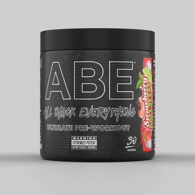 Applied Nutrition ABE Ultimate Pre-Workout 375g, Strawberry Mojito Flavor, 30 Serving