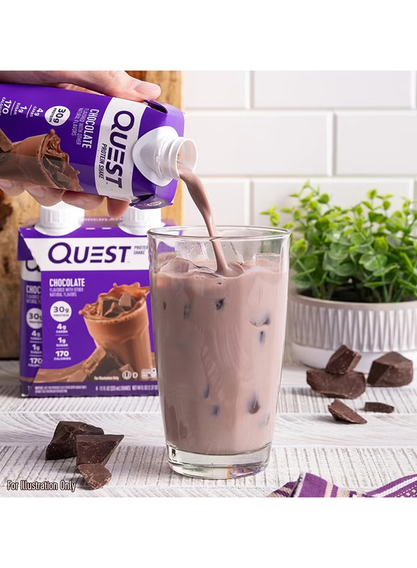 Quest Protein Shake Chocolate Flavor 325ml Pack of 12