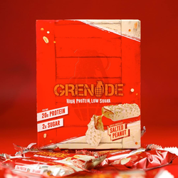 Grenade High Protein Bar Salted Peanut Flavor, Pack of 12