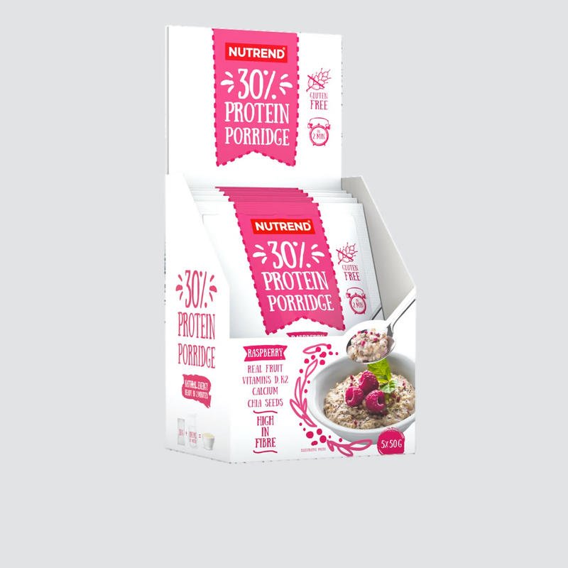 

Nutrend 30% Protein Porridge, Raspberry Flavor, 5x50g