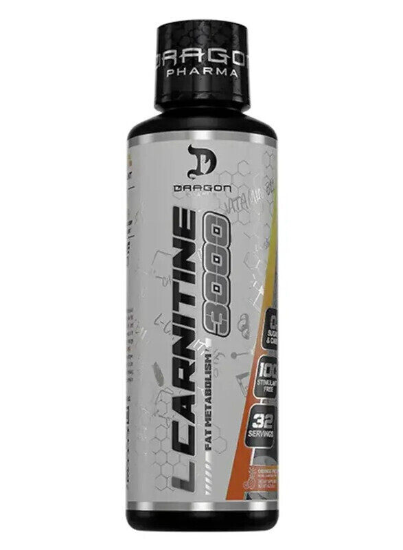 

Dragon Pharma L-Carnitine 3000 Liquid 16.23 oz Orange Pineapple Flavor 32 Serving