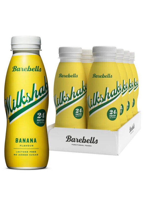 

Barebells Milkshake Banana Flavor 330 ml Pack of 8