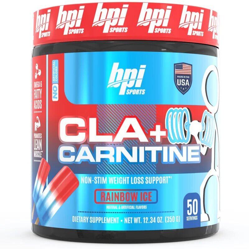 

BPI Sports CLA + Carnitine 350g Rainbow Ice Flavor 50 Serving