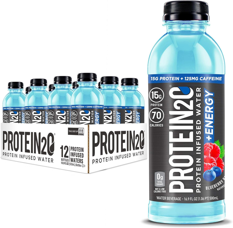 

Protein20 + Energy Protein Drink 500ml, Blueberry Raspberry Pack of 12