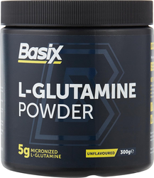 Basix L-Glutamine Powder 300g, Unflavored 60 Serving