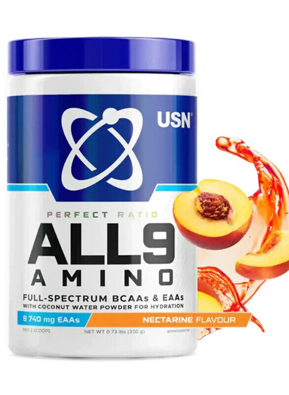 

USN ALL9 Amino 330g BCAA EAA Nectarine Flavor