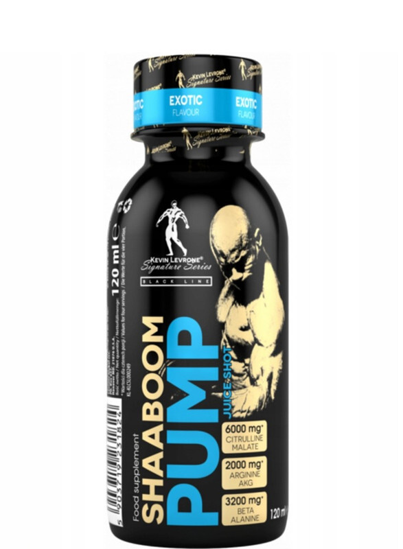 Kevin Levrone Shaaboom Pump Juice Shot 120 ml Exotic Flavor