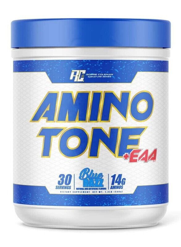 

Ronnie Coleman Amino Tone + EAA 540g Blue Razz Flavor 30 Serving