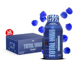 Redcon1 Total War Pre Workout Drink, 355ml, Blue Raspberry, Pack of 12