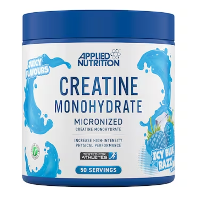 

Applied Nutrition Creatine Monohydrate 250g Icy Blue Razz Flavor