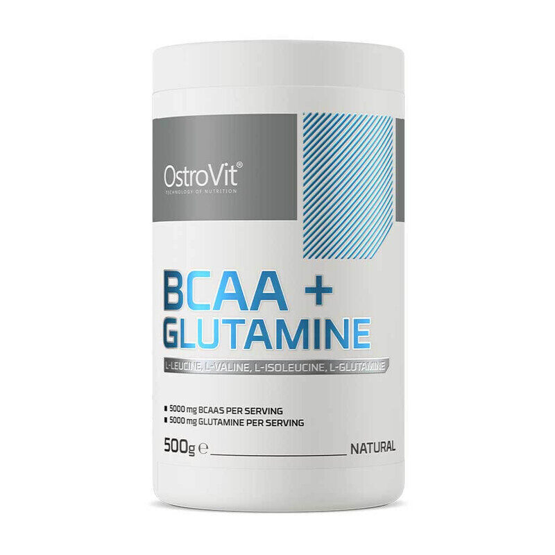 

OstroVit BCAA+ Glutamine 500g Natural Flavor 50 Serving