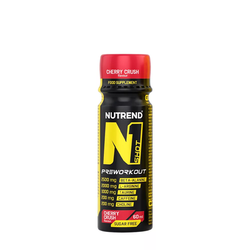 Nutrend N1 Shot Pre Workout 60ml, Cherry Crush Flavor