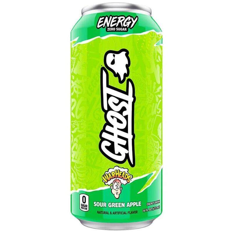 

Ghost Energy Drink Sour Green Apple Flavor, 473ml