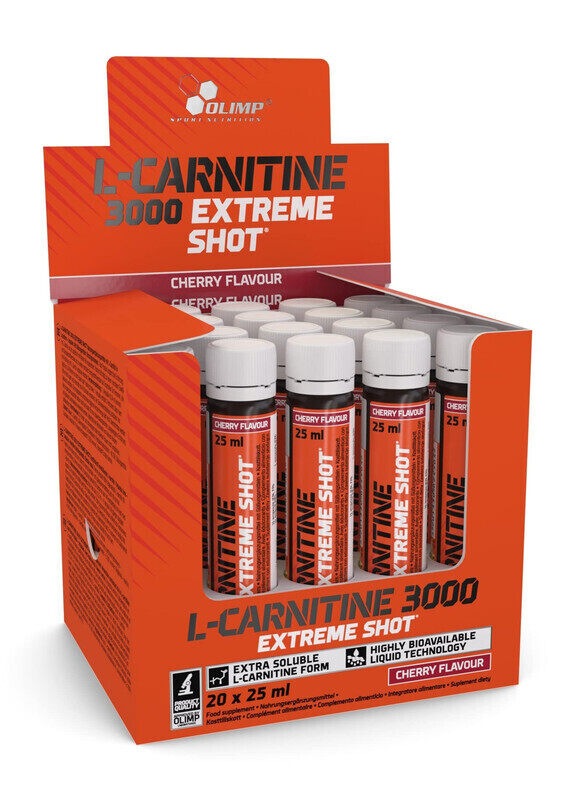 

Olimp L-Carnitine 3000 Extreme Shot Cherry 20 x 25ml