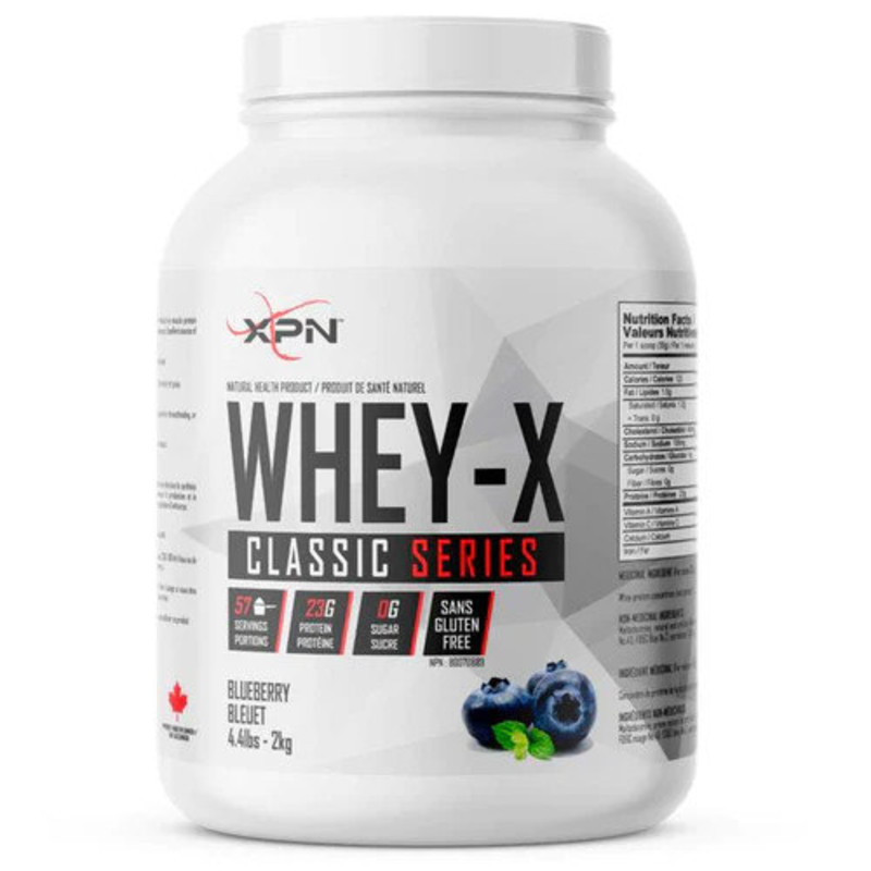 XPN Whey-X Classic Series 2 كجم، نكهة التوت الأزرق، 57 حصة