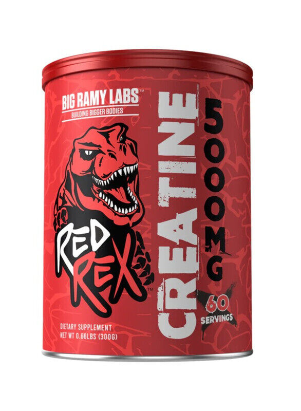 

Big Ramy Labs Red Rex Creatine 5000mg 300g 60 Serving
