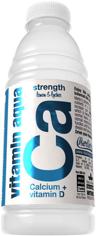 Vitamin Aqua Strength Calcium + Vitamin D Ca Lemon & Lychee Flavor 600ml