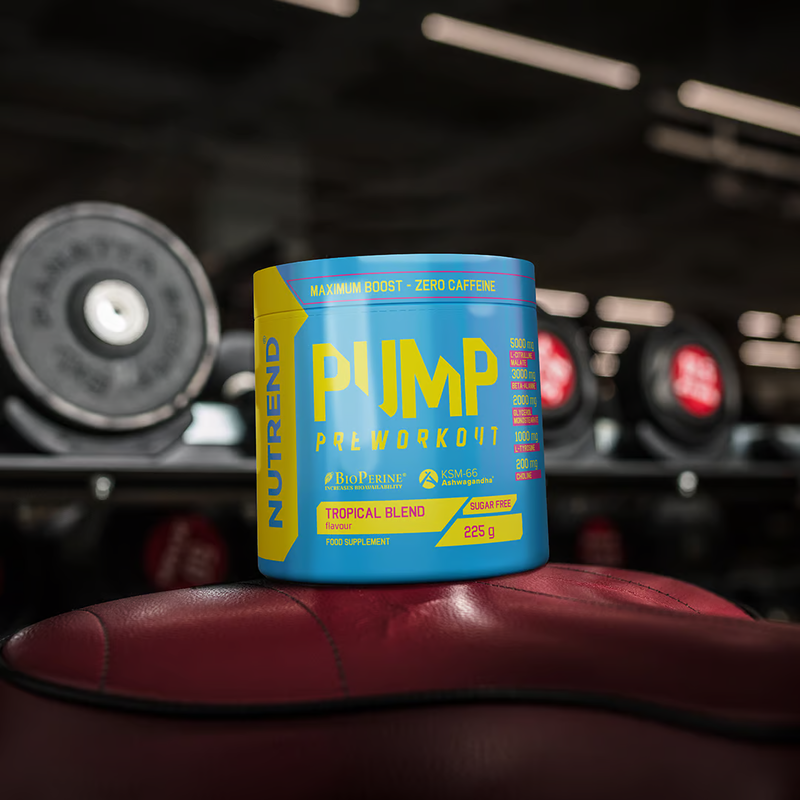 Nutrend Pump Pre-Workout 225g, Tropical Blend Flavor