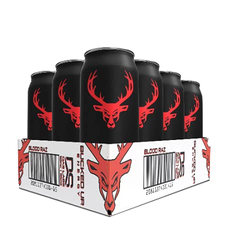 Bucked Up RTD Energy Drink Blood Raz 473ml Pack of 12