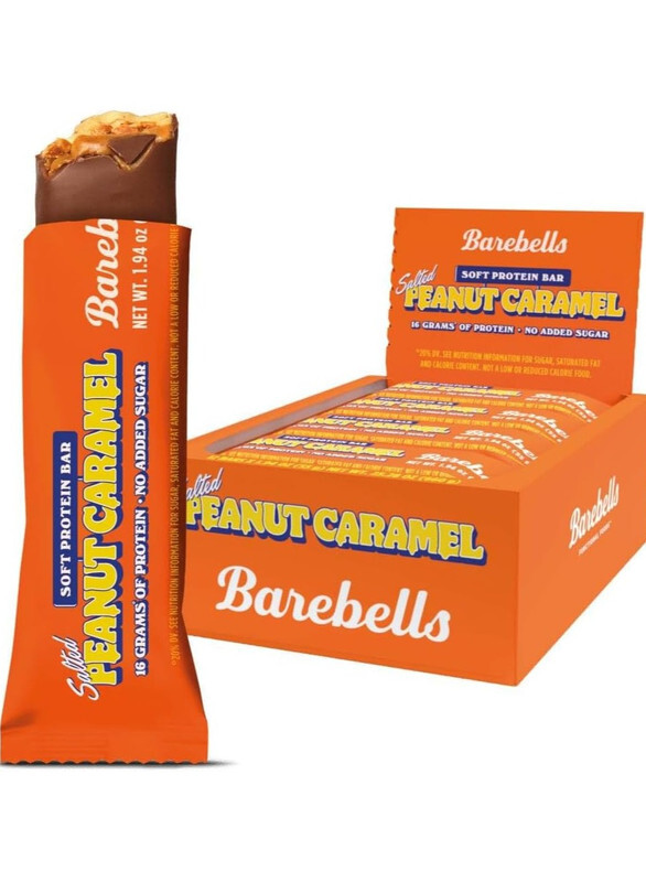 Barebells Protein Bar Salted Peanut Caramel 55g Pack of 12