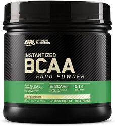 مسحوق BCAA الفوري من أوبتيموم نيوتريشن، بدون نكهة، 345 جرام، 60 حصة