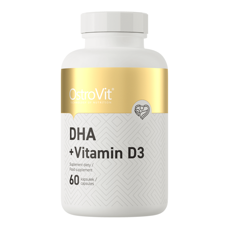 

Ostrovit DHA+Vitamin D3, 60 Capsules, 30 Serving, 80g