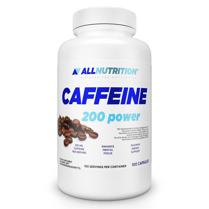 

ALLNUTRITION CAFFEINE 200 power 100 Capsules 100 serving