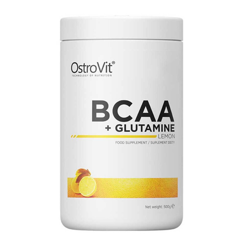 أوستروفيت BCAA + جلوتامين 500 جرام بنكهة الليمون 50 حصة