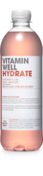 Vitamin Well Hydrate, Rhubarb/Strawberry, Vitamin C + D Zinc + Biotin, 500ml