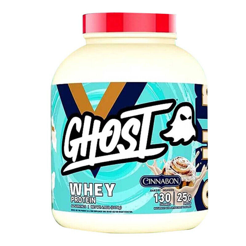 

Ghost Whey Protein 4.8 lbs Cinnabon Flavor 64 Serving