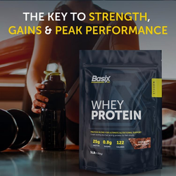 Basix Whey Protein 2.25kg, Vanilla Whip Flavor, 66 Serving 