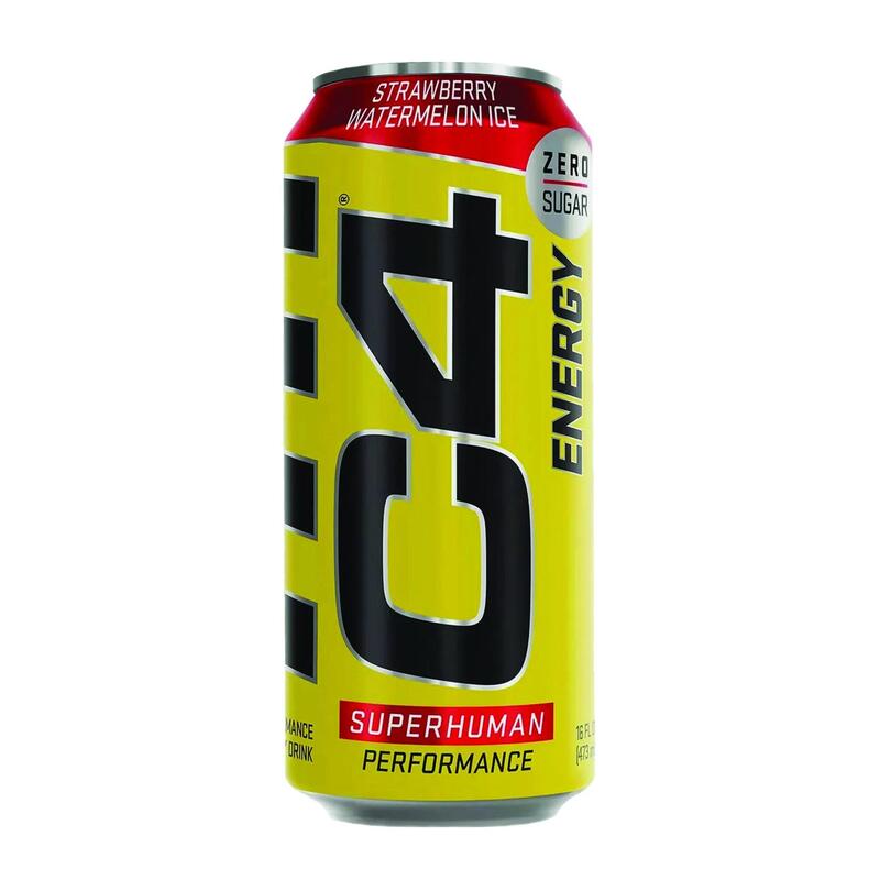 Cellucor C4 Energy, Zero Sugar, Pre Workout Drink, Strawberry Watermelon Ice, 473ml