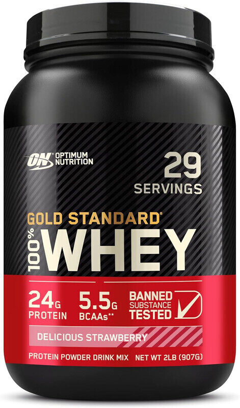 

Optimum Nutrition 100% Whey Protein Delicious Strawberry 2lb