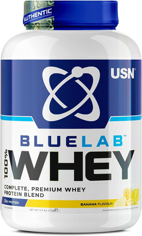 USN Bluelab 100% بروتين مصل اللبن بنكهة الموز 2 كجم 58 حصة