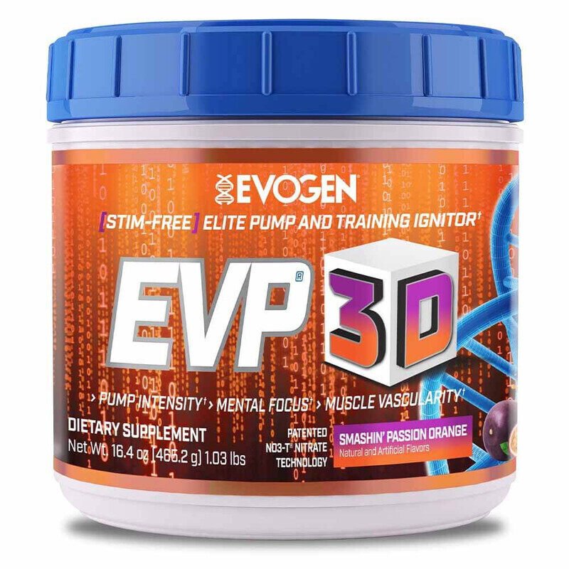 

Evogen Nutrition EVP 3D 1.03 Lbs Smashin’ Passion Orange Flavor