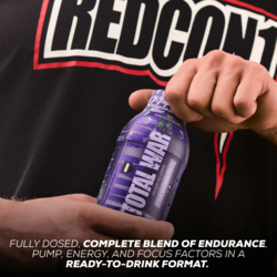 Redcon1 Total War Pre Workout Drink, 355ml, Grape