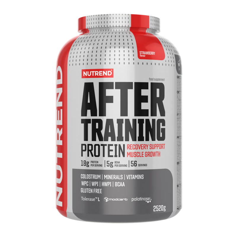 

Nutrend After Training Protein, 2520g, Strawberry Flavor, 56 Serving