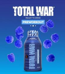 Redcon1 Total War Pre Workout Drink, 355ml, Blue Raspberry, Pack of 12