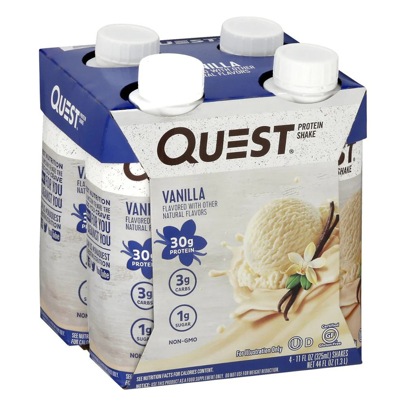 

Quest Protein shake Vanilla Flavor, 325ml Pack of 4